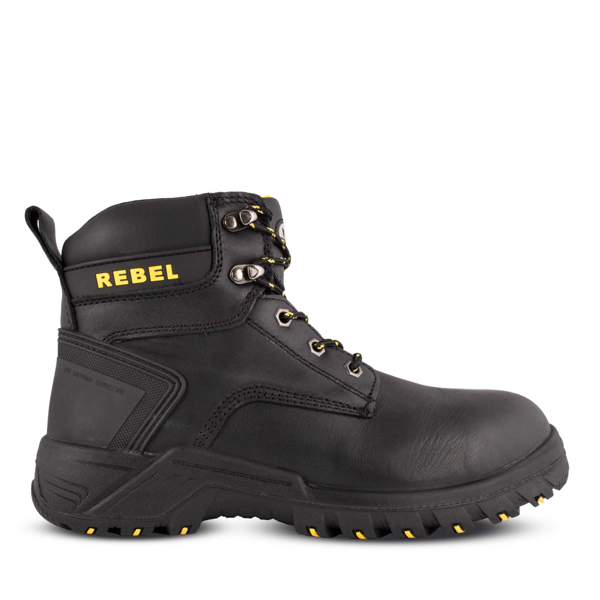 steel toe cap boots with memory foam