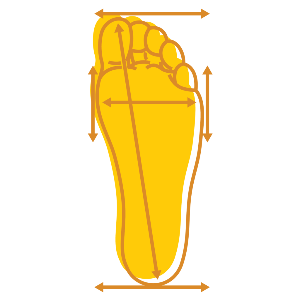 foot shoe size chart