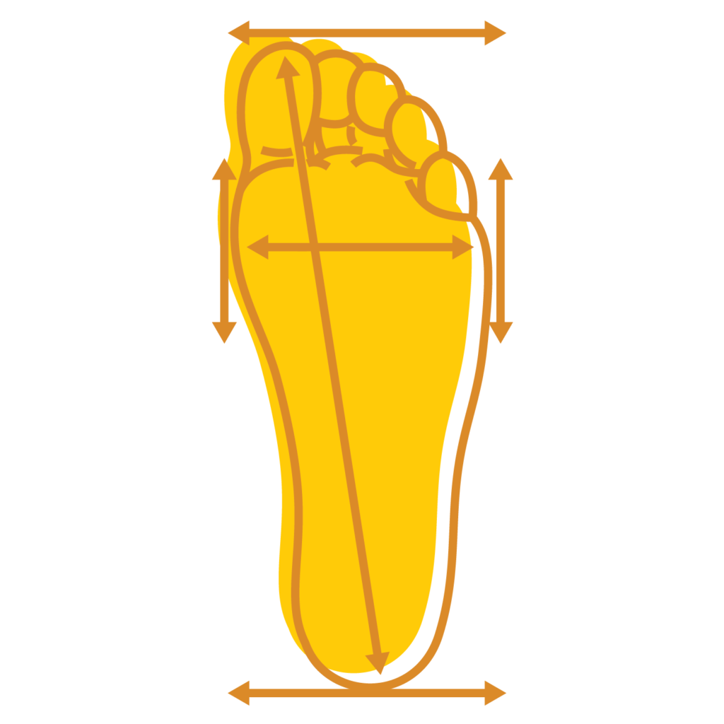 foot shoe size chart