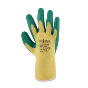 Gloves Green Latex_Back