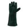 Leather Green Lined Welders 20cm_Front