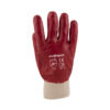 PVC Medium Weight Red Knit Wrist - 5cm_Back