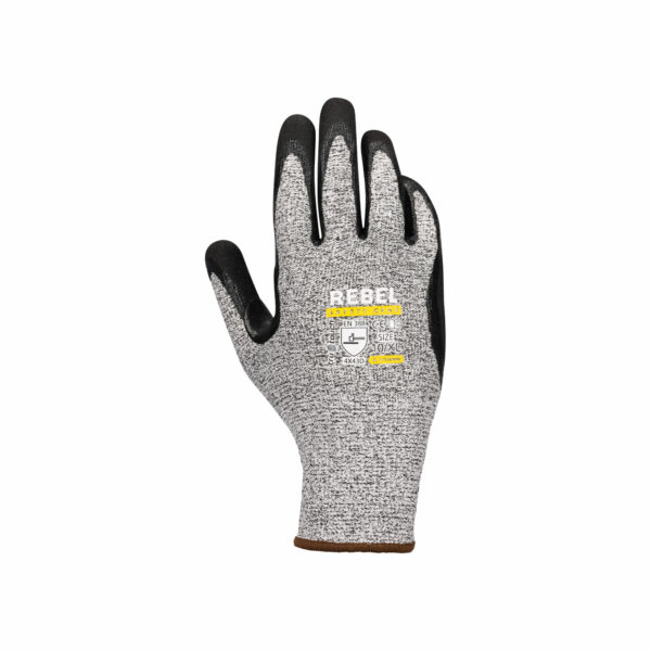 REBEL Tru Touch Cut 5 Nitrile Wrist Gloves