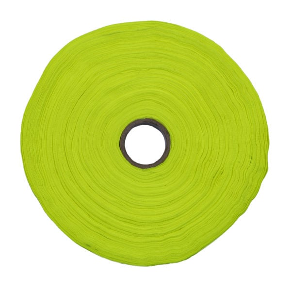 Lime Stitched Reflective Tape (100M Roll)