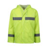 Rubberised Hi Viz Reflective Lime Rainsuit