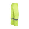 Rubberised Hi Viz Reflective Lime Rainsuit