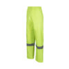 Rubberised Hi Viz Reflective Lime Rainsuit