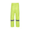 Rubberised Hi Viz Reflective Lime Rainsuit