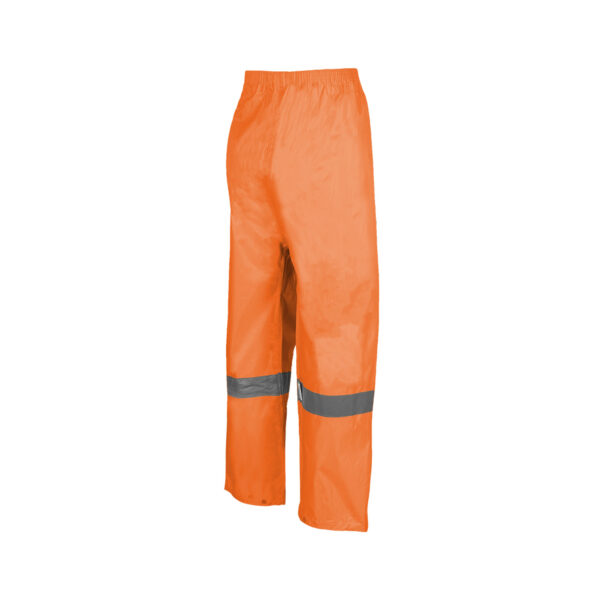 Rubberised Hi Viz Reflective Orange Rainsuit