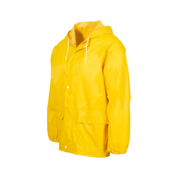 RainSuit_Rubberised Yellow_45 Front