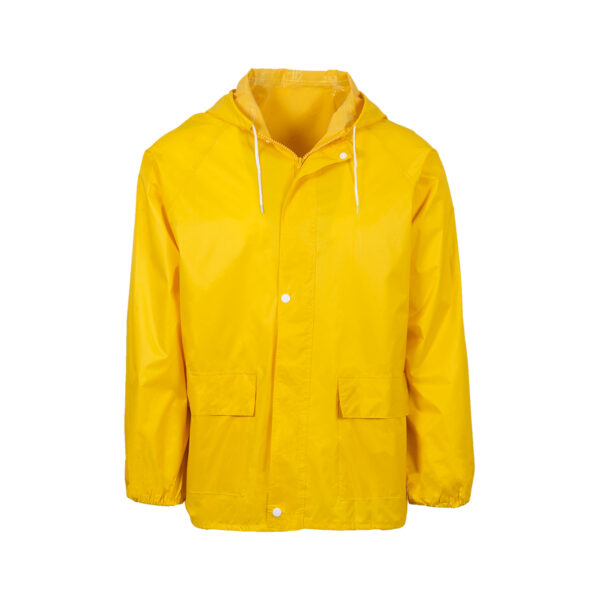 Rainsuit_Rubberised Yellow_Front