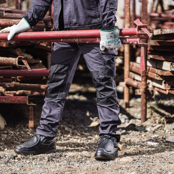 REBEL Men's Tech Gear Trousers Gun Metal - Image 6