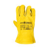 Yellow Lined Welders Superior Wrist Length Gloves