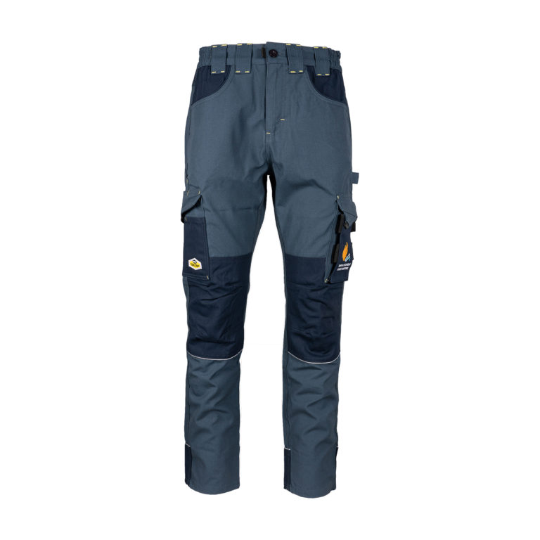 REBEL Men's Tech Gear Acid Flame Trousers Airforce Blue - REBEL Safety Gear