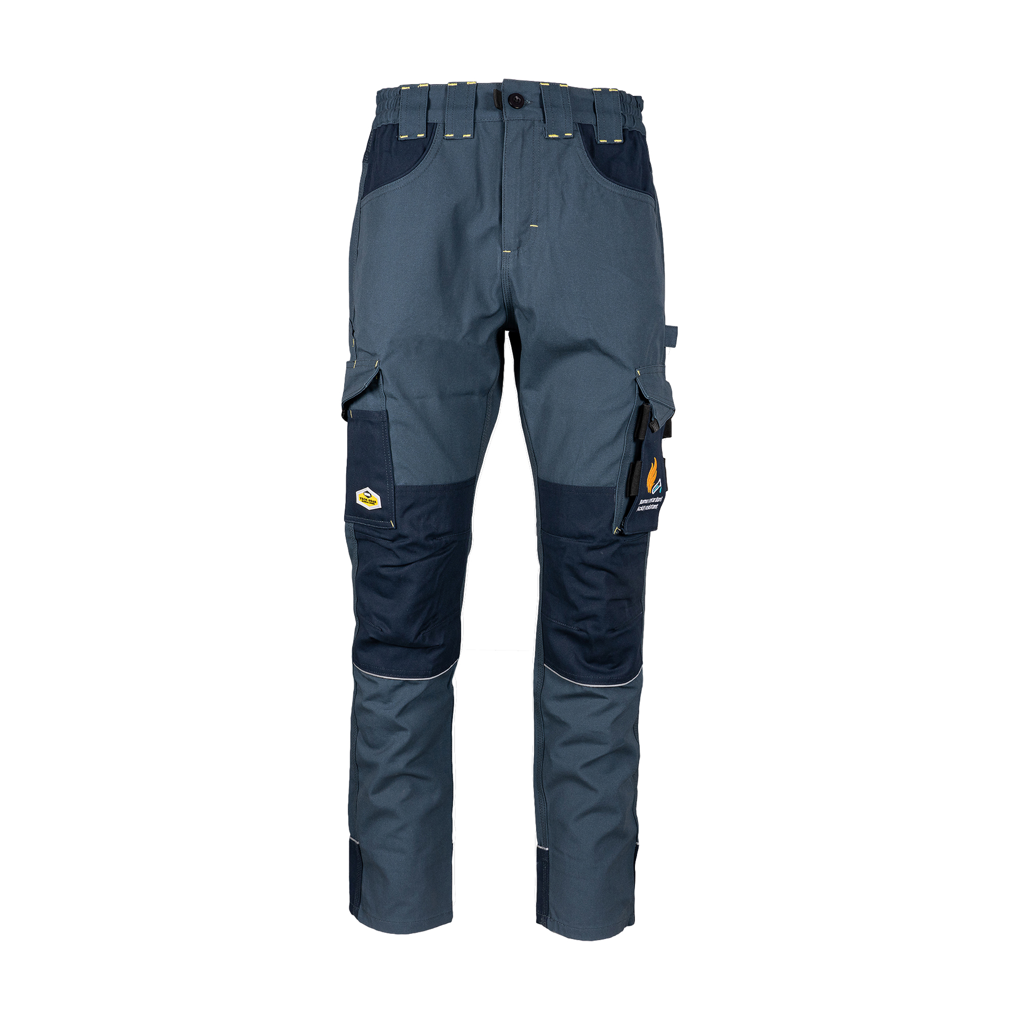 REBEL Tech Gear Acid Flame Trousers Airforce Blue