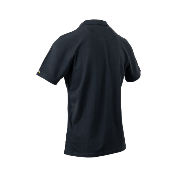 REBEL Work Wear Golf Shirt Black - Image 2