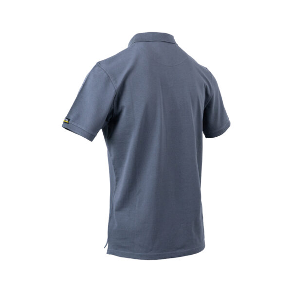 REBEL Workwear Golf Shirt Grey - Image 2