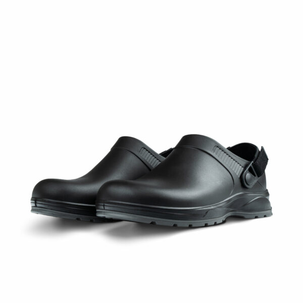 REBEL Cruiza Medi-Pro Slip-on Clog Black and Grey - Image 3