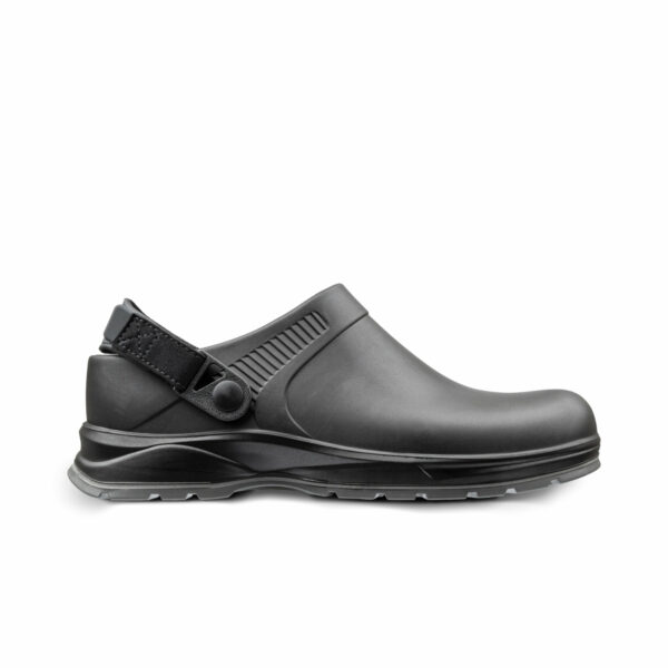 REBEL Cruiza Medi-Pro Slip-on Clog Black and Grey