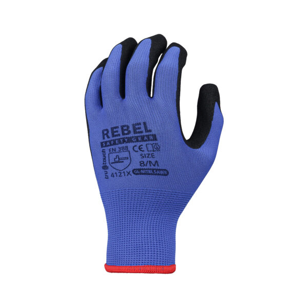 REBEL Tru Touch Blue Sandy Nitrile Gloves