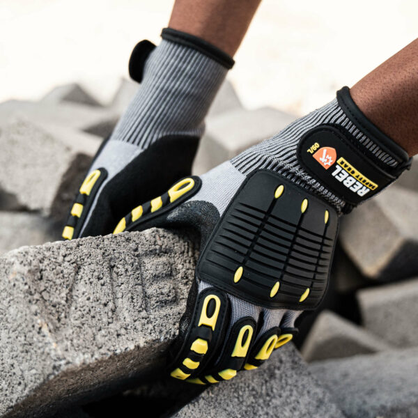 REBEL Impact Wrist Length Gloves - Image 6