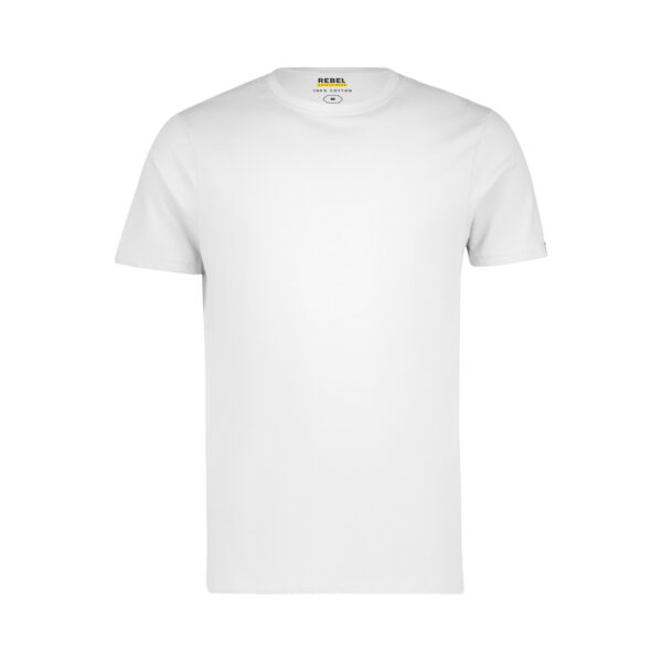 REBEL Workwear T-Shirt White - Image 4